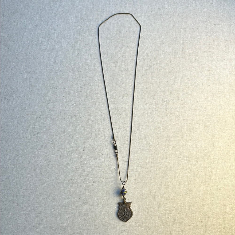 Minimalist Silver Guitar Pendant Necklace